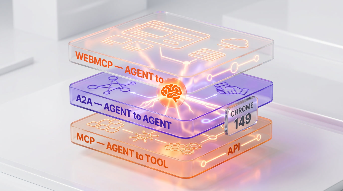 Agentic Web Protocol Stack — MCP, A2A, and WebMCP standards explained