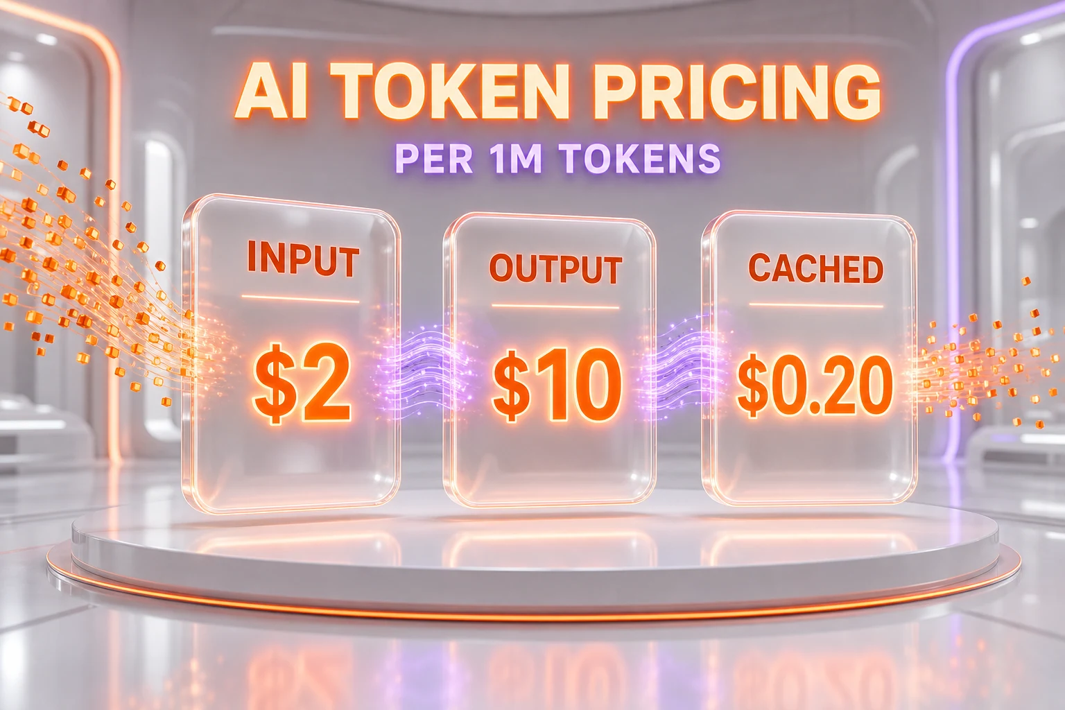 AI model pricing explained — input, output, and cached tokens, priced per million tokens