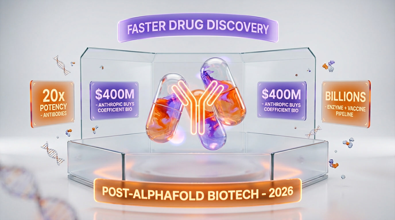 AI protein design accelerates drug discovery — billions in enzyme and antibody pipelines