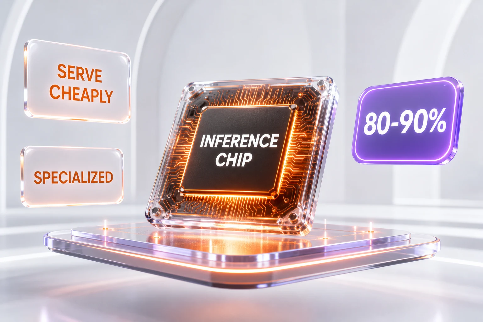 The race to build custom chips specialized for cheap AI inference rather than training