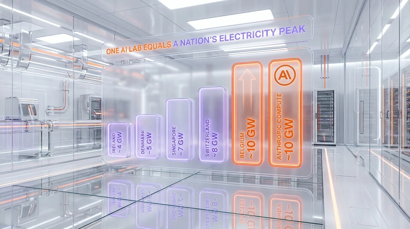 10 gigawatts compared to country peak electricity demand — Belgium 9-10 GW, Singapore 7 GW, Ireland 4 GW