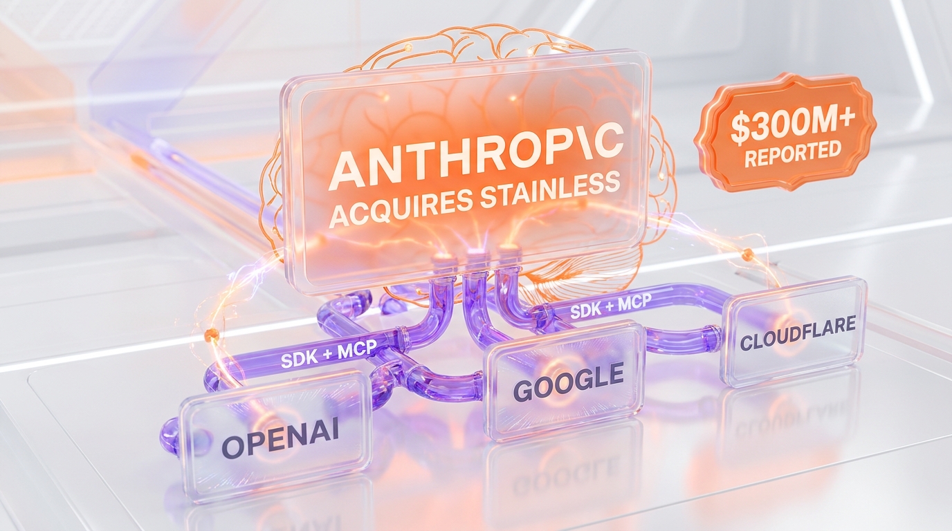 Anthropic Acquires Stainless — the SDK-generation company behind OpenAI, Google and Cloudflare