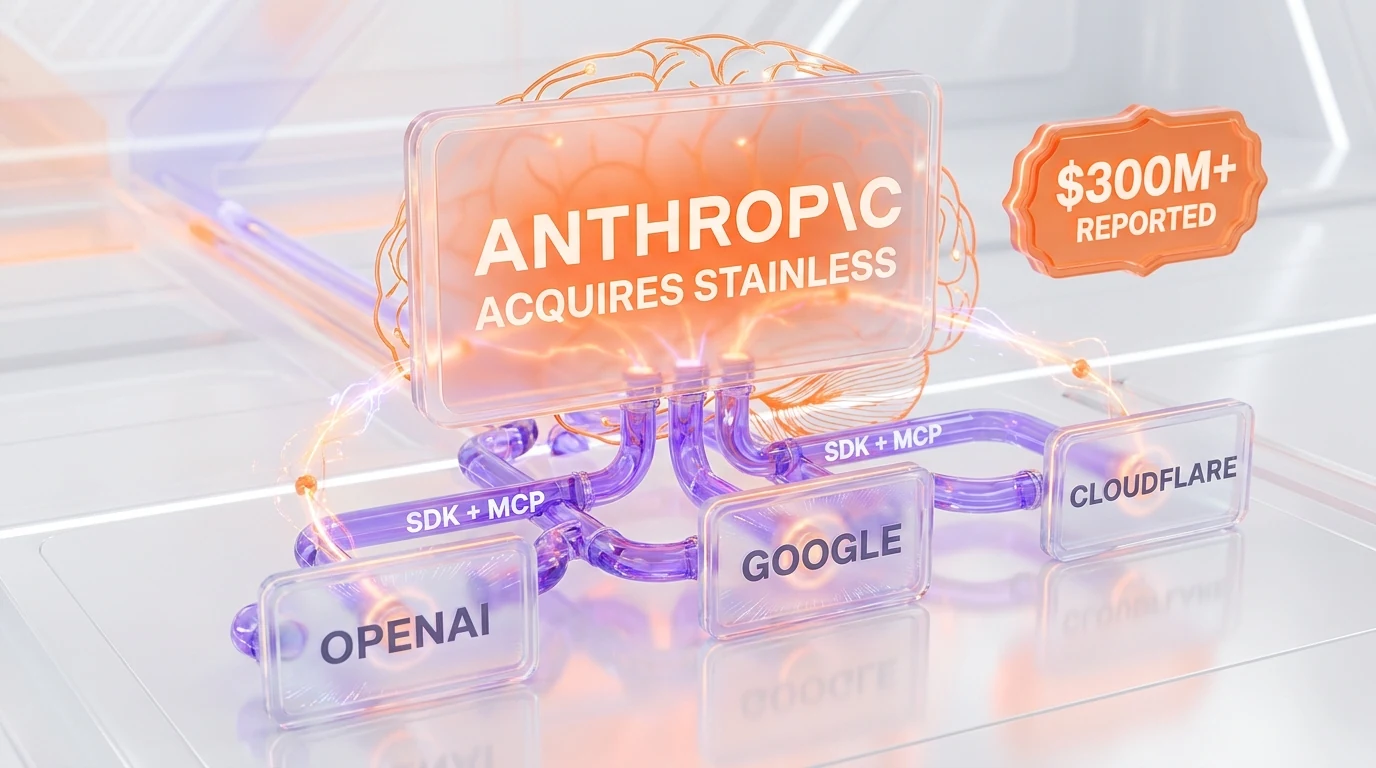 Anthropic Acquires Stainless — the SDK-generation company behind OpenAI, Google and Cloudflare