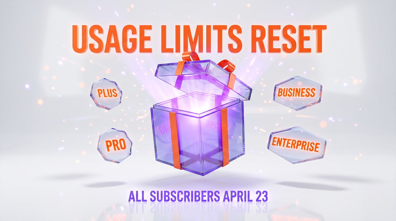 Anthropic usage limits reset April 23 2026 — all Plus Pro Business Enterprise subscribers, gesture of good faith compensation for 50 days degradation
