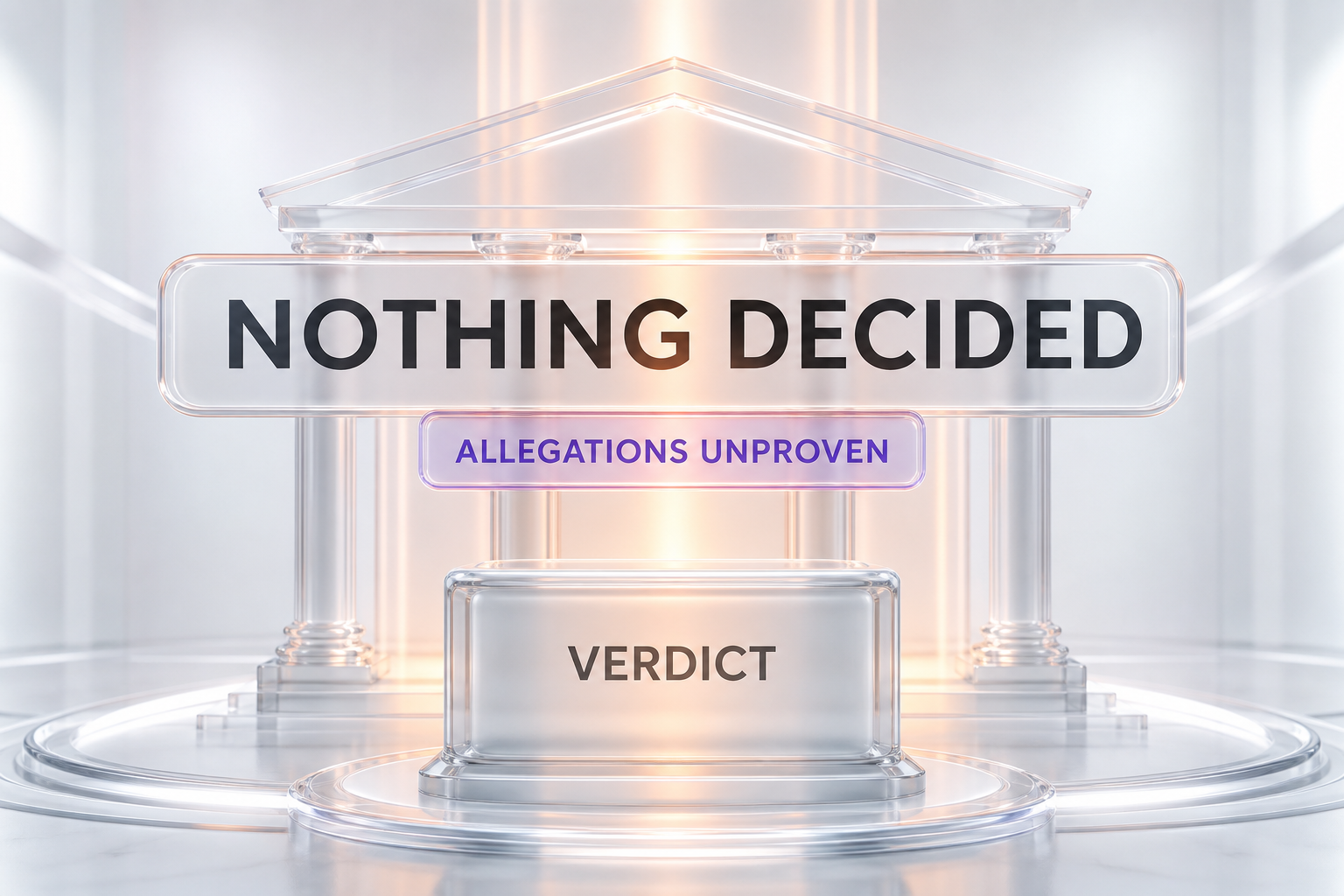 Early-stage litigation — the case has been filed but nothing has been decided