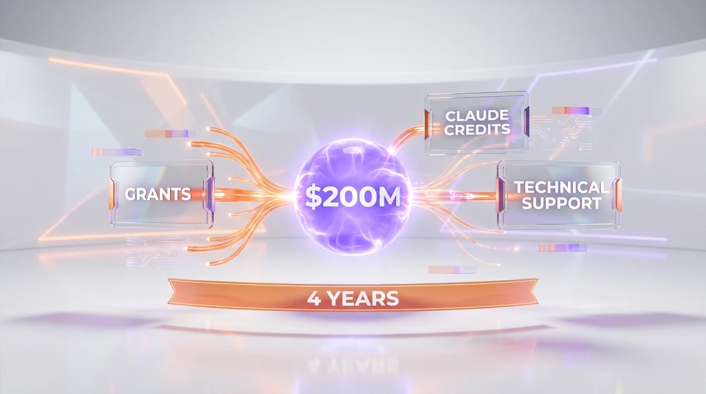 Anthropic x Gates Foundation $200M breakdown — grants, Claude credits, technical support