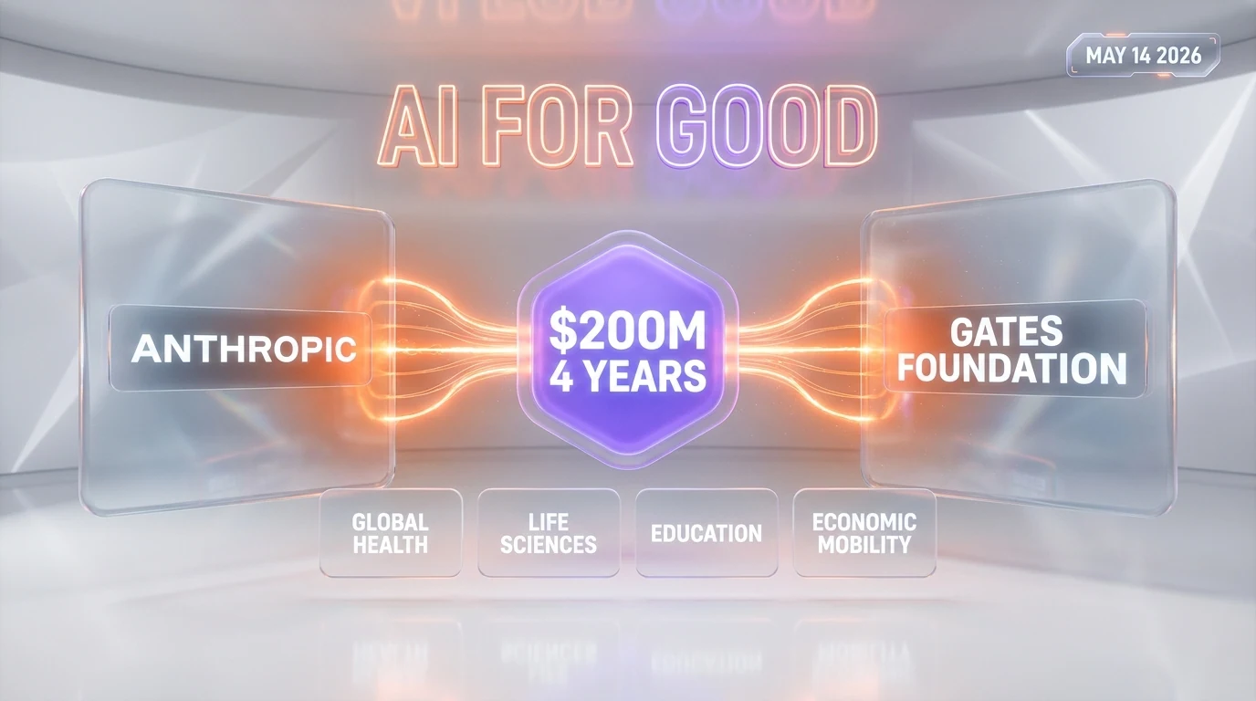 Anthropic x Gates Foundation $200M partnership — Hero