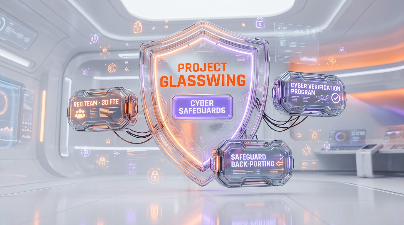 Project Glasswing — Anthropic's adversarial safety initiative gate-keeping Mythos Preview behind cyber safeguards