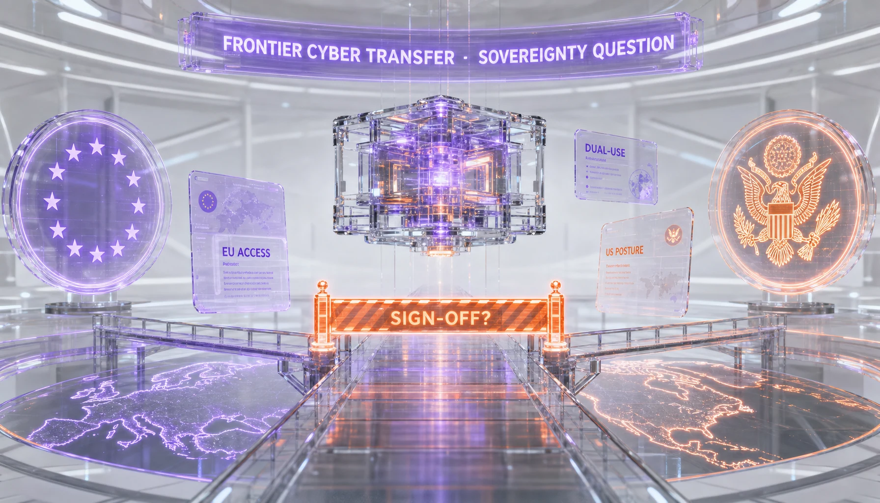 The geopolitical permission question: whether the EU needs US sign-off to receive a frontier cyber model