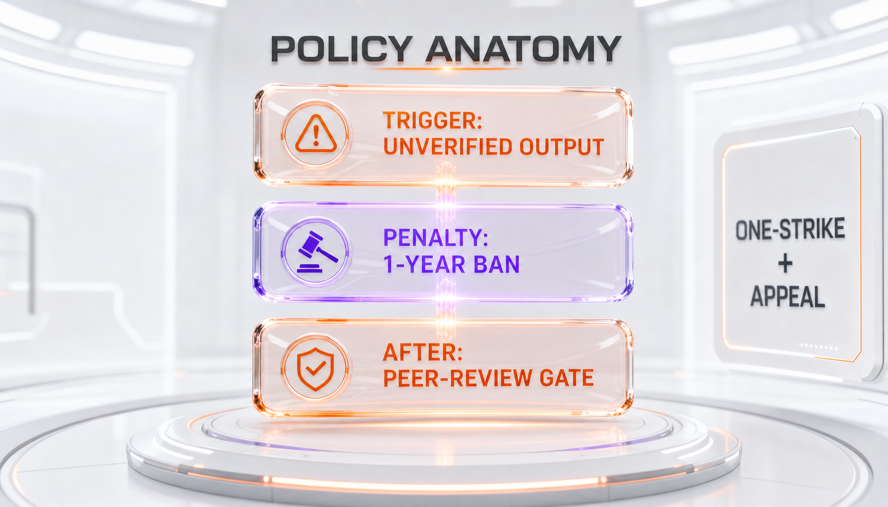 Anatomy of the arXiv One-Year Ban Policy