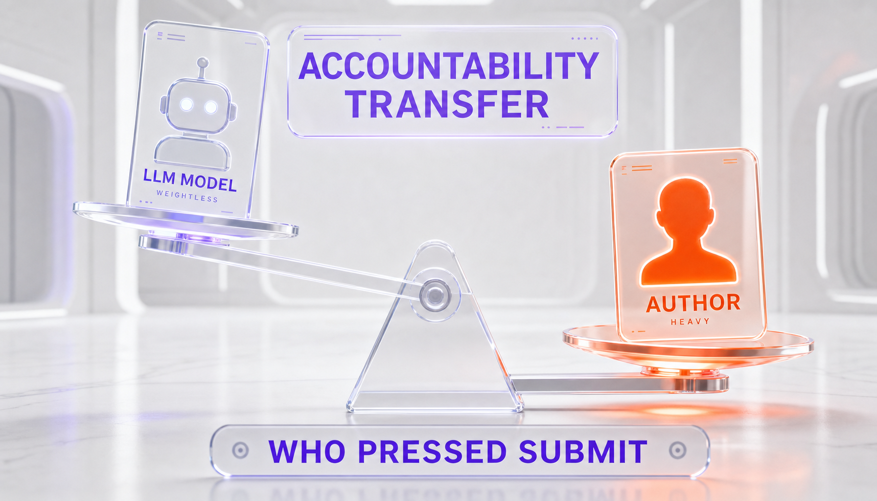 Authors Are Liable, Not the AI Model