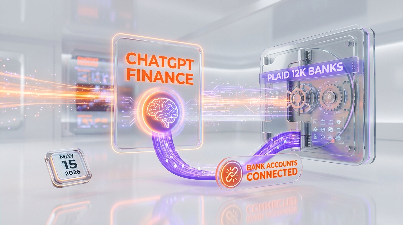 ChatGPT Personal Finance with Plaid bank connection — May 15 2026
