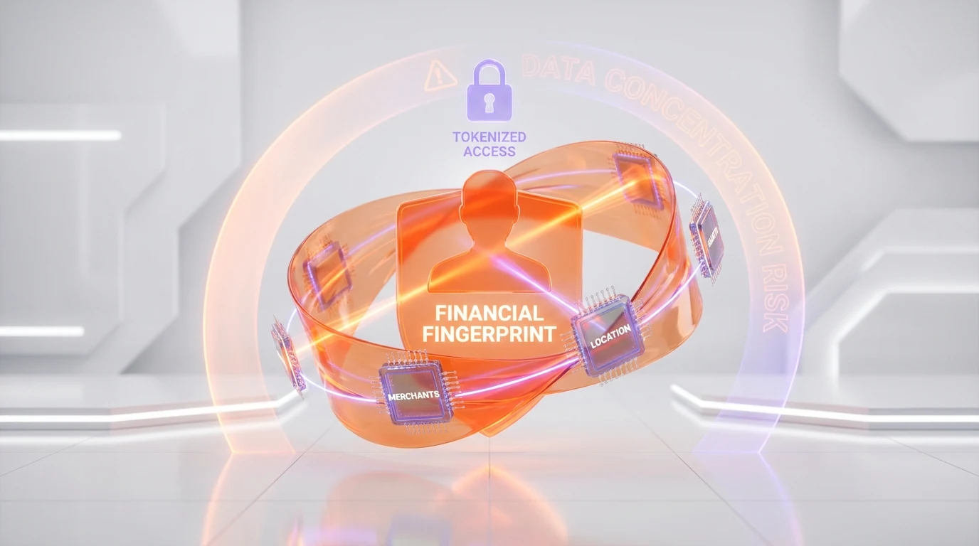 Financial data privacy implications of connecting banks to AI