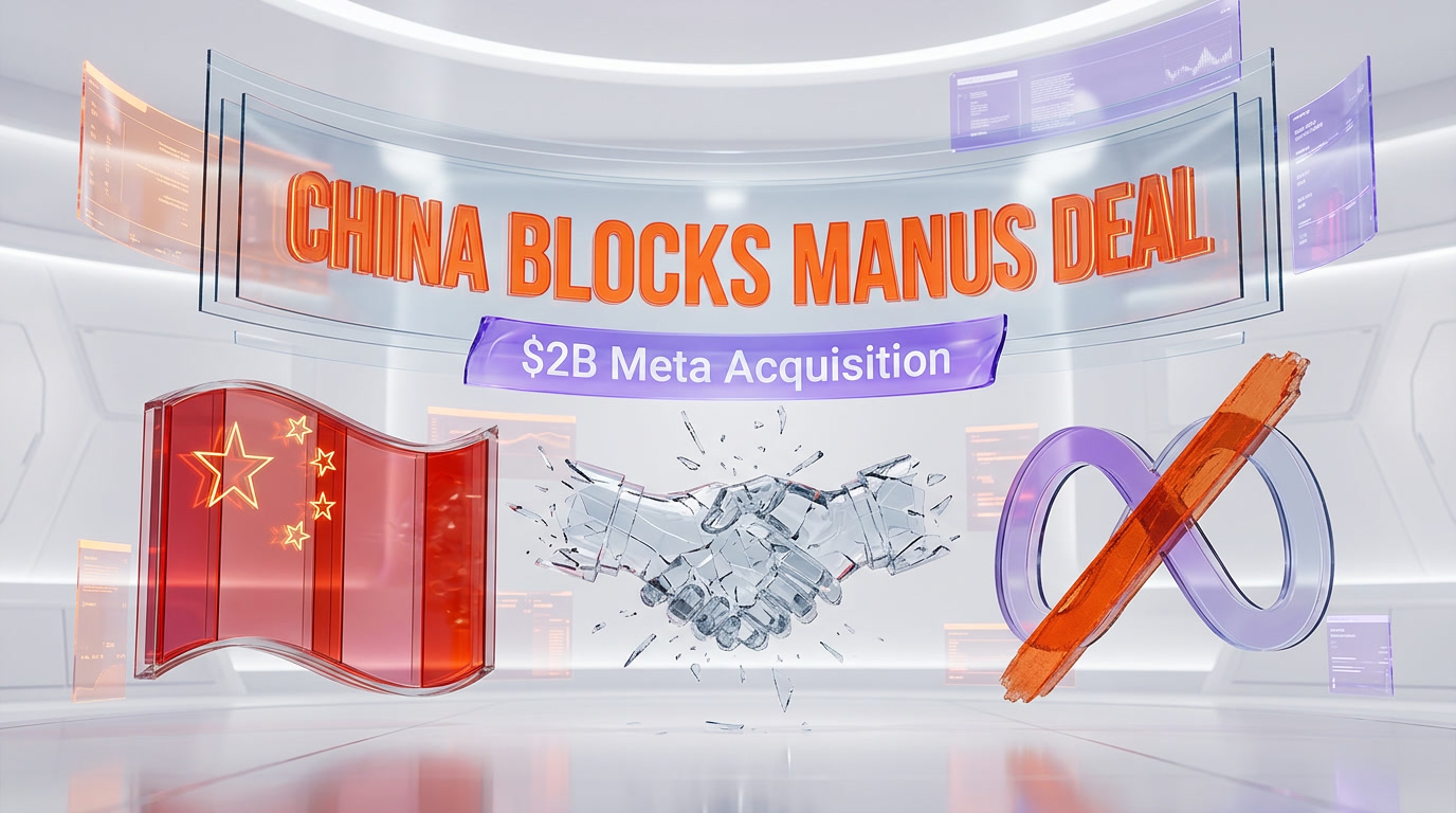 China blocks Meta's $2 billion Manus acquisition — conspiracy framing and founder exit bans April 2026