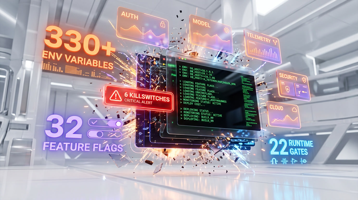 Claude Code 330+ Environment Variables and 32 Feature Flags