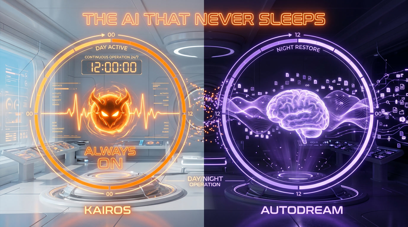 KAIROS and AutoDream — The AI That Never Sleeps and Dreams at Night
