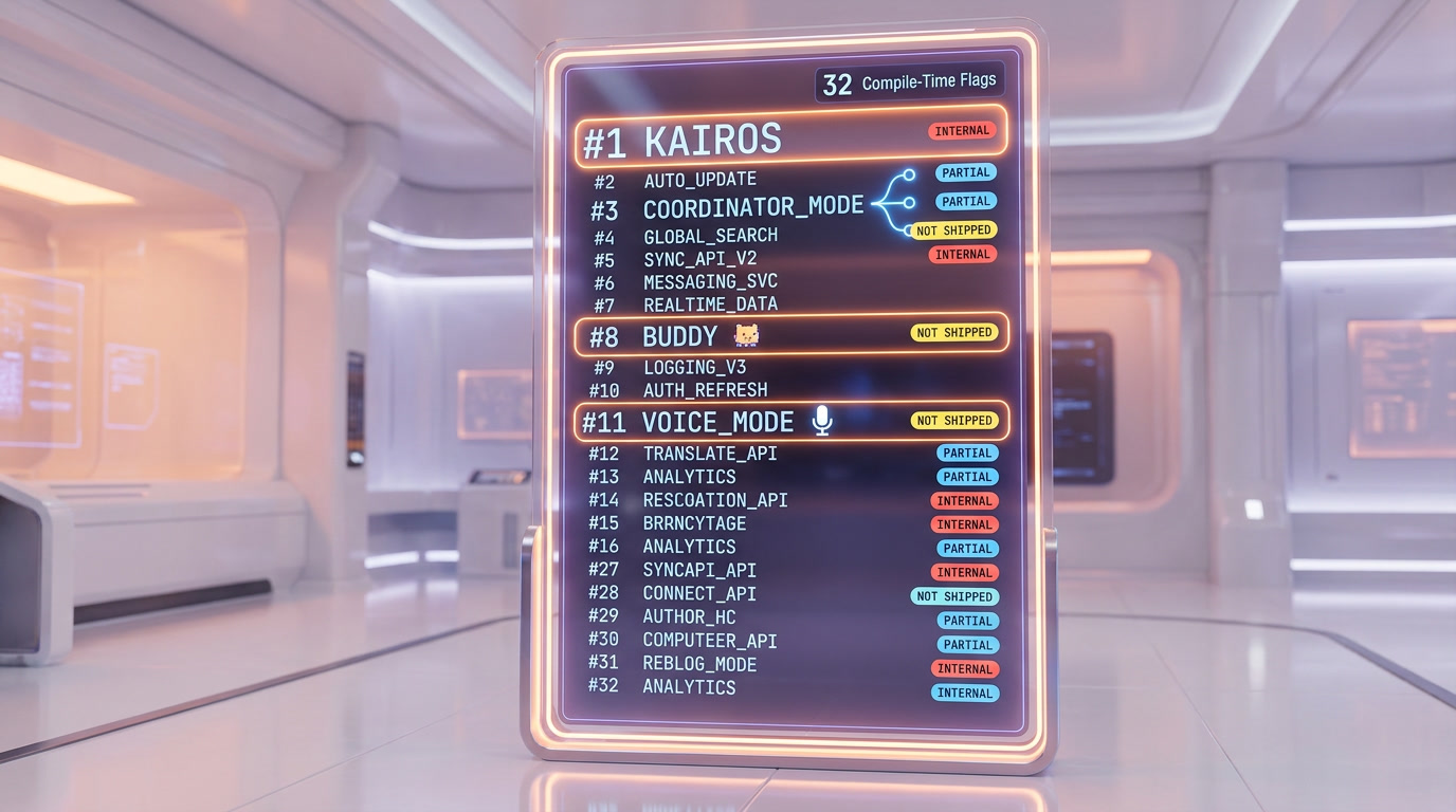 Claude Code — 32 Feature Flags Decoded