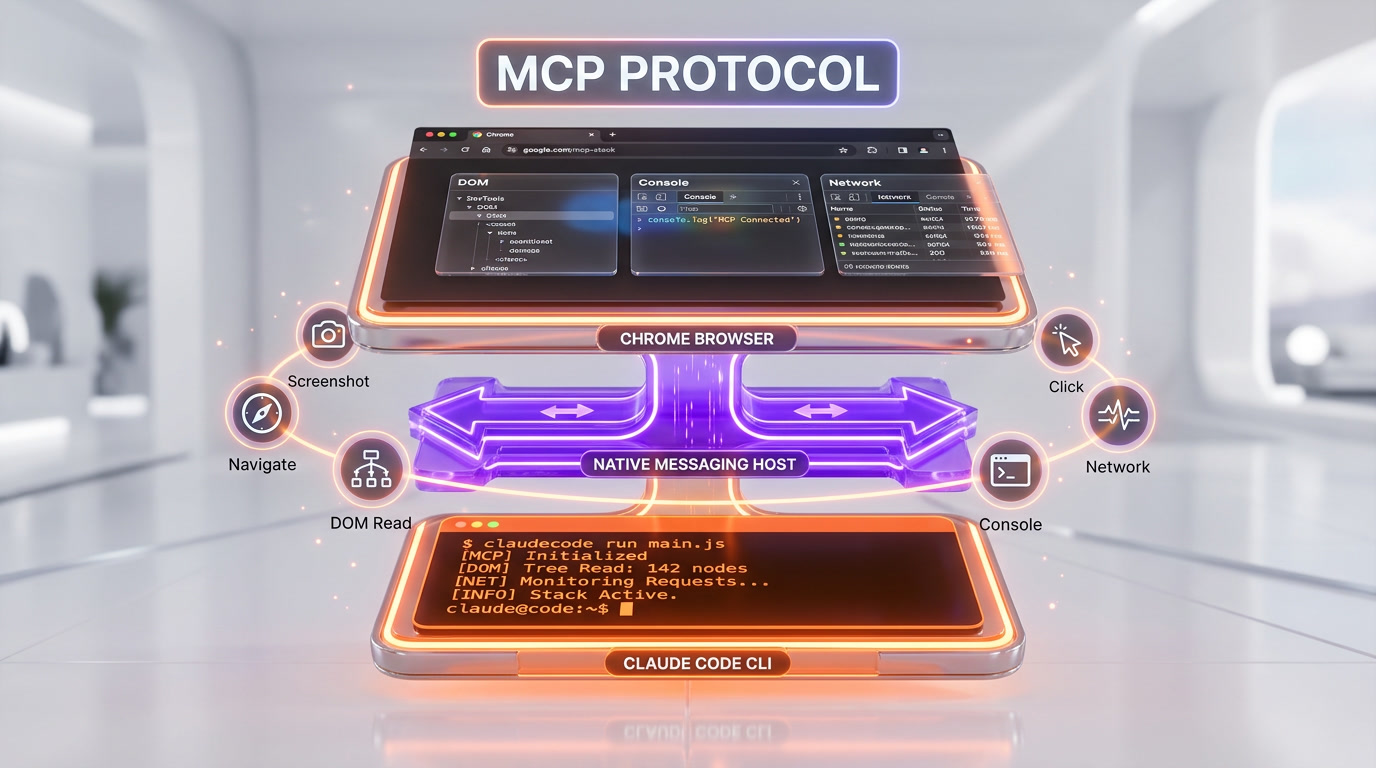 Claude Code Chrome Integration — MCP Bridge Architecture