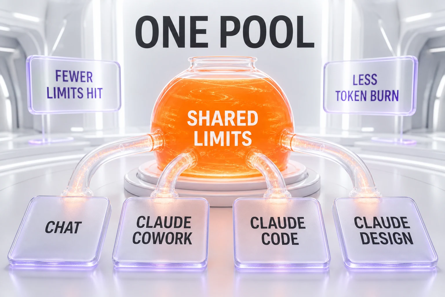 Claude Design now shares one usage pool with chat, Claude Cowork, and Claude Code instead of a separate smaller pool