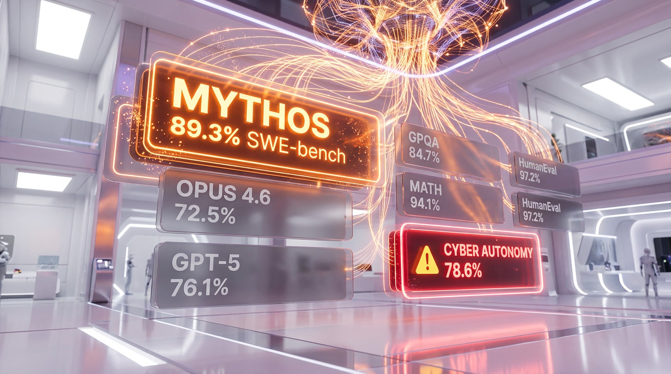 Claude Mythos benchmark comparison chart