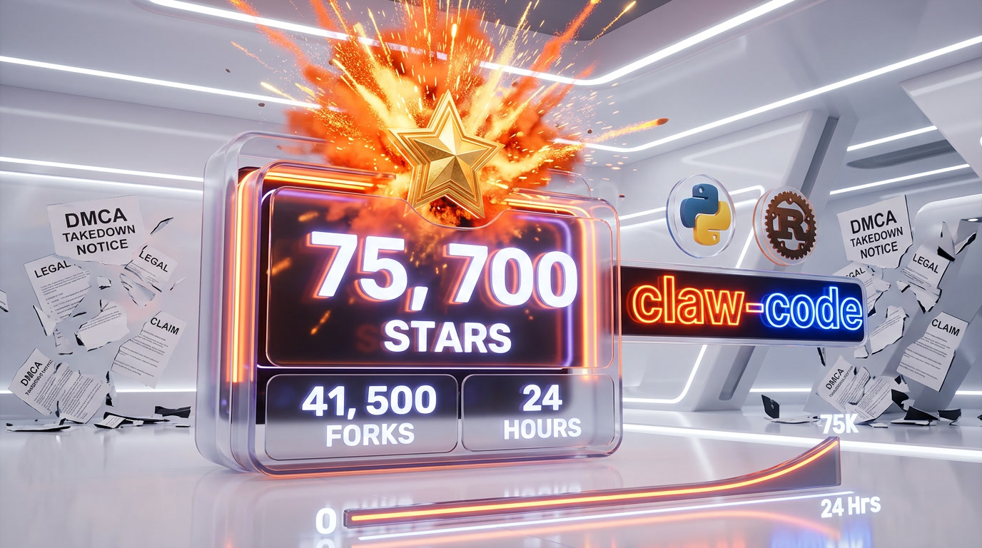 claw-code — 75,700 GitHub Stars in 24 Hours