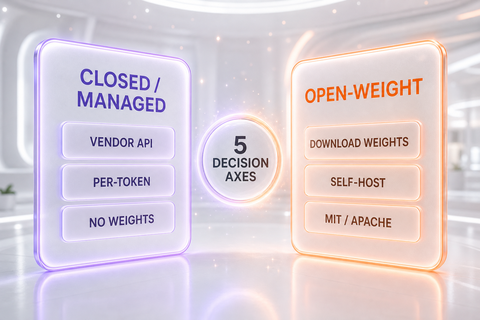 Closed vs open-weight AI models — how to choose in 2026