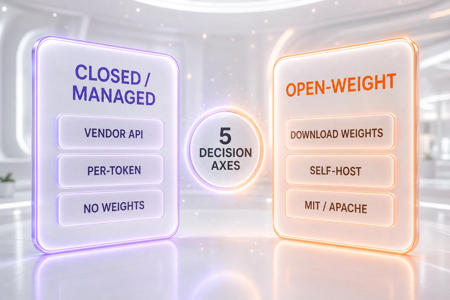 Closed vs open-weight AI models — how to choose in 2026