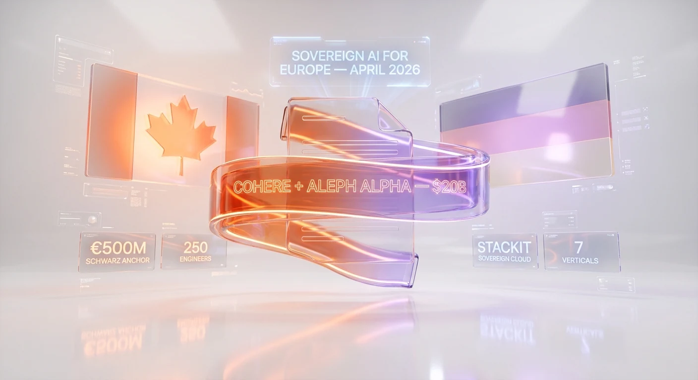 Cohere Aleph Alpha merger 20 billion sovereign AI Europe Canada Germany April 2026, analysis by ThePlanetTools