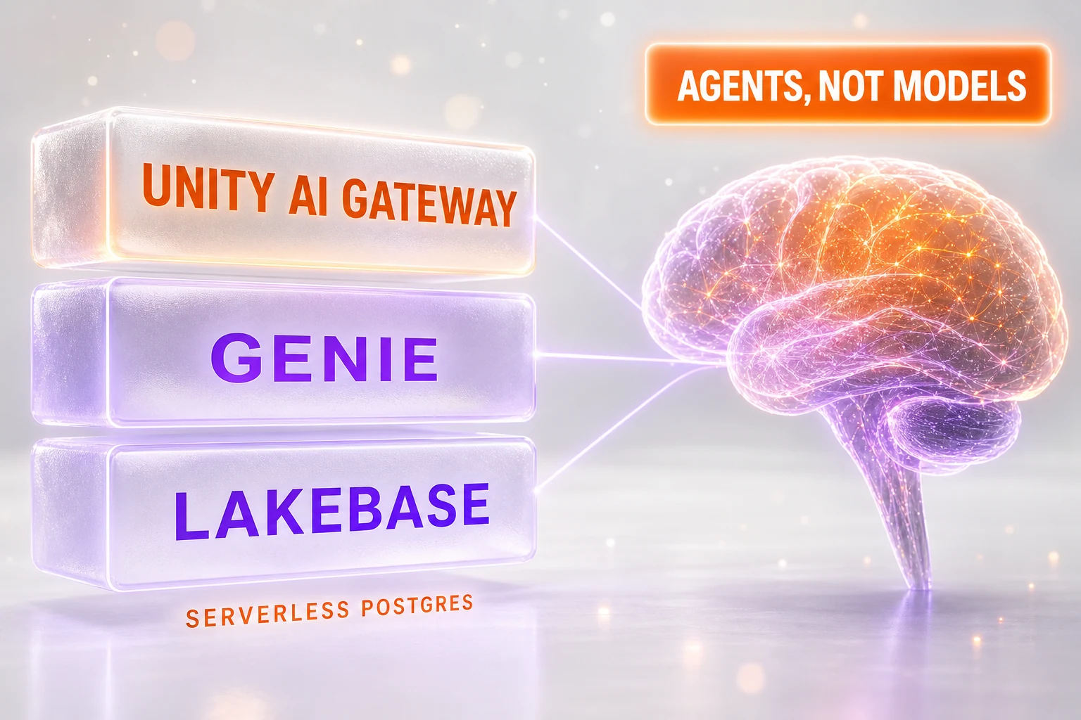 Databricks agent stack: Unity AI Gateway, Genie and Lakebase serverless Postgres — agents, not models