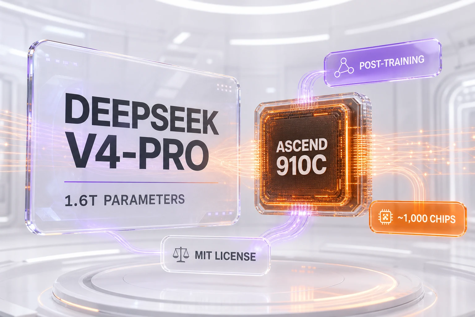 DeepSeek V4-Pro post-trained on Huawei Ascend 910C — post-training vs pre-training, and the NVIDIA dependence that remains