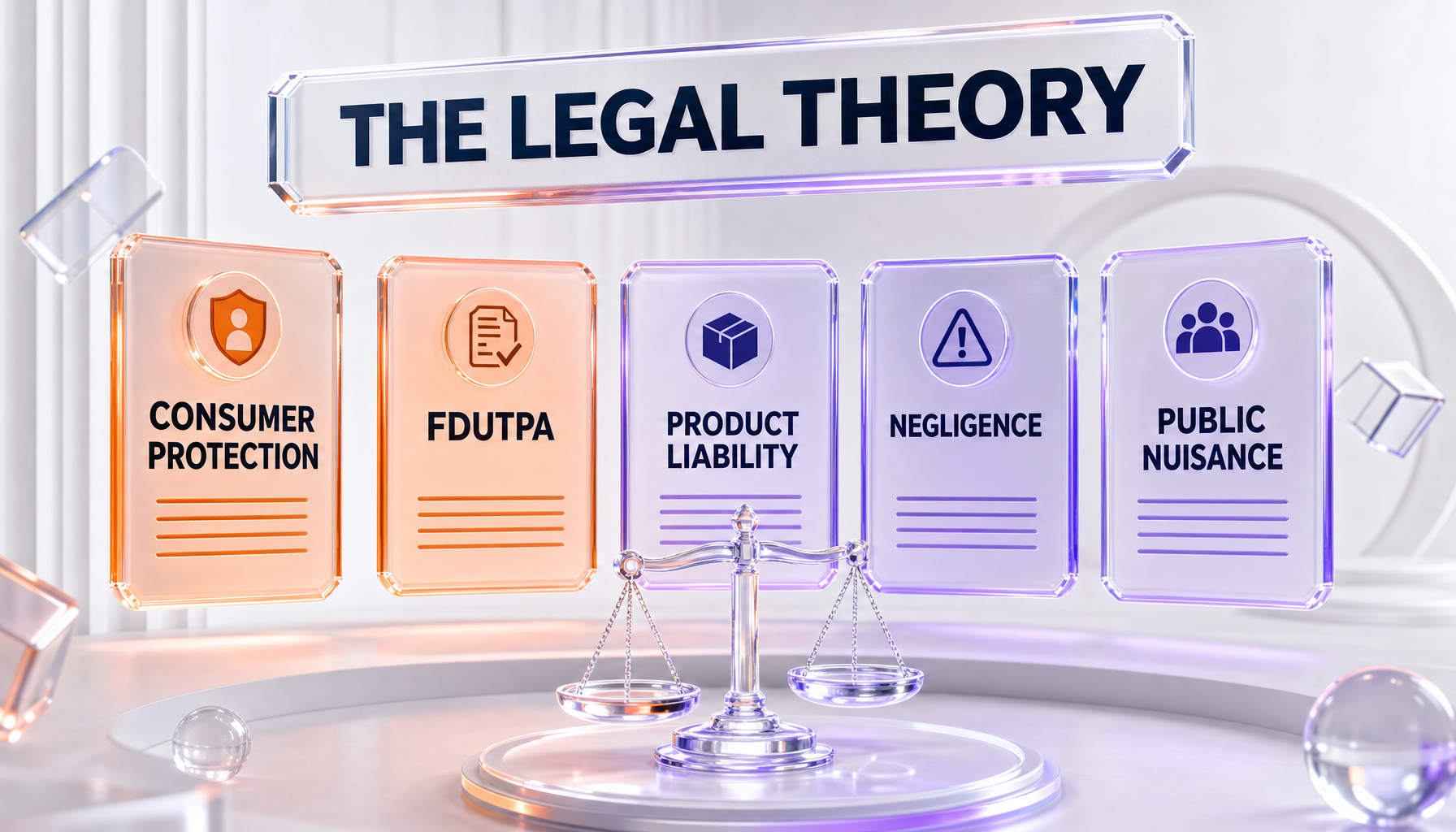The legal theory in Florida's complaint — deceptive trade practices under FDUTPA, product liability, negligence, fraudulent misrepresentation and public nuisance, not wrongful death