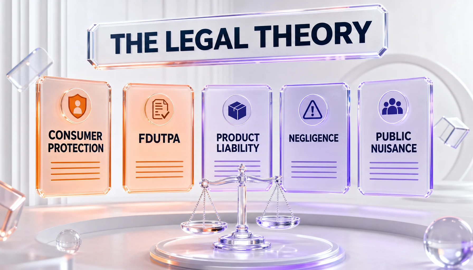The legal theory in Florida's complaint — deceptive trade practices under FDUTPA, product liability, negligence, fraudulent misrepresentation and public nuisance, not wrongful death