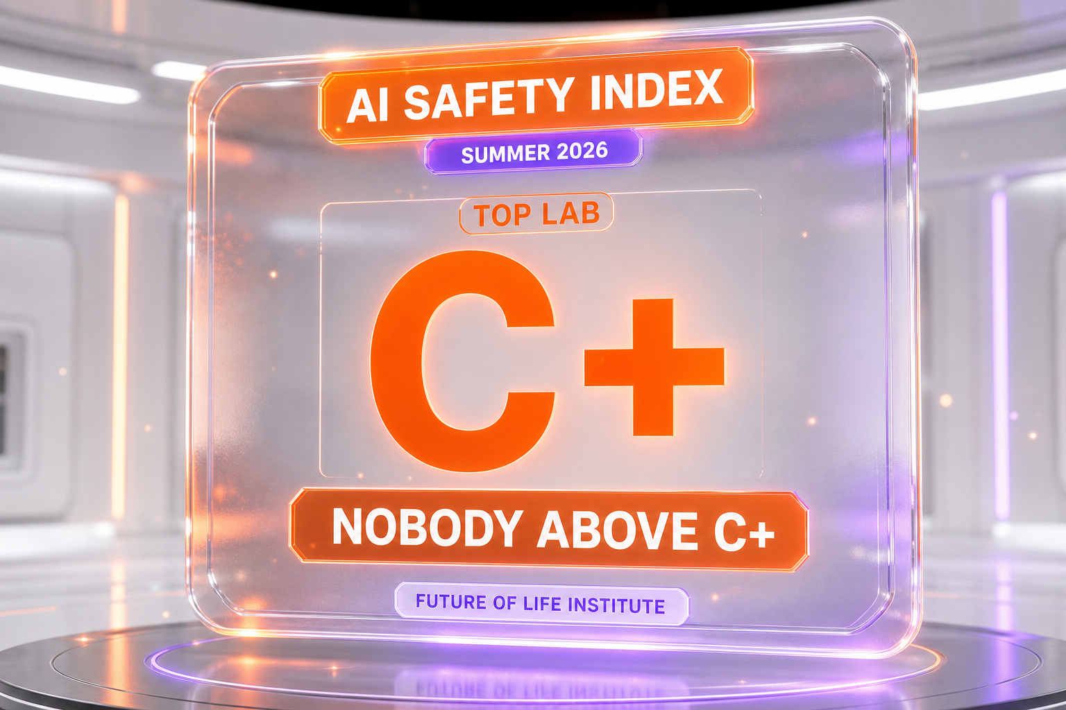 Future of Life AI Safety Index Summer 2026 — no lab scores above a C+