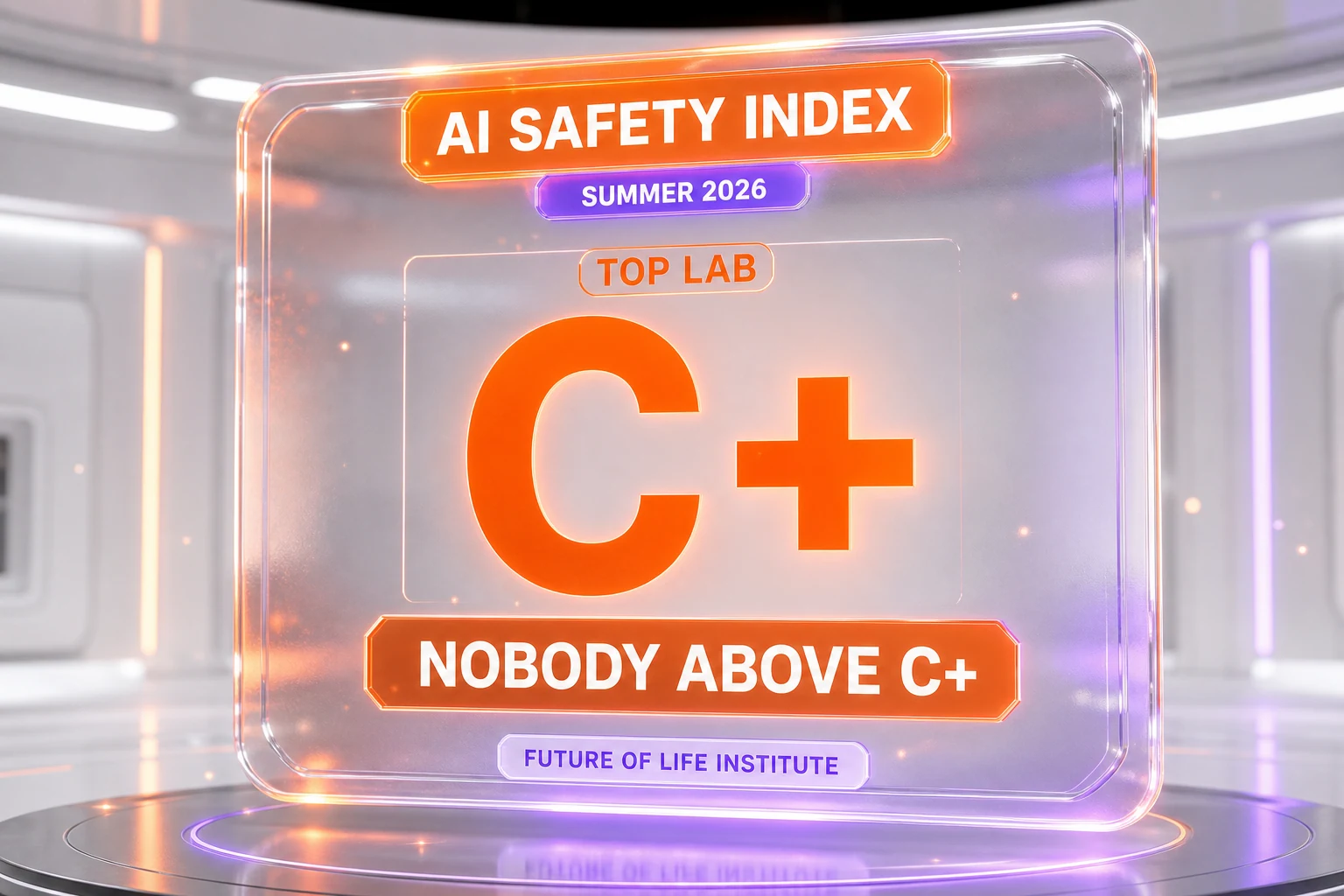 Future of Life AI Safety Index Summer 2026 — no lab scores above a C+