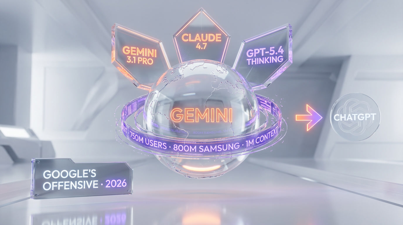 Gemini 3 Deep Think + 800M Samsung Devices — Google's offensive against ChatGPT, analyzed by ThePlanetTools