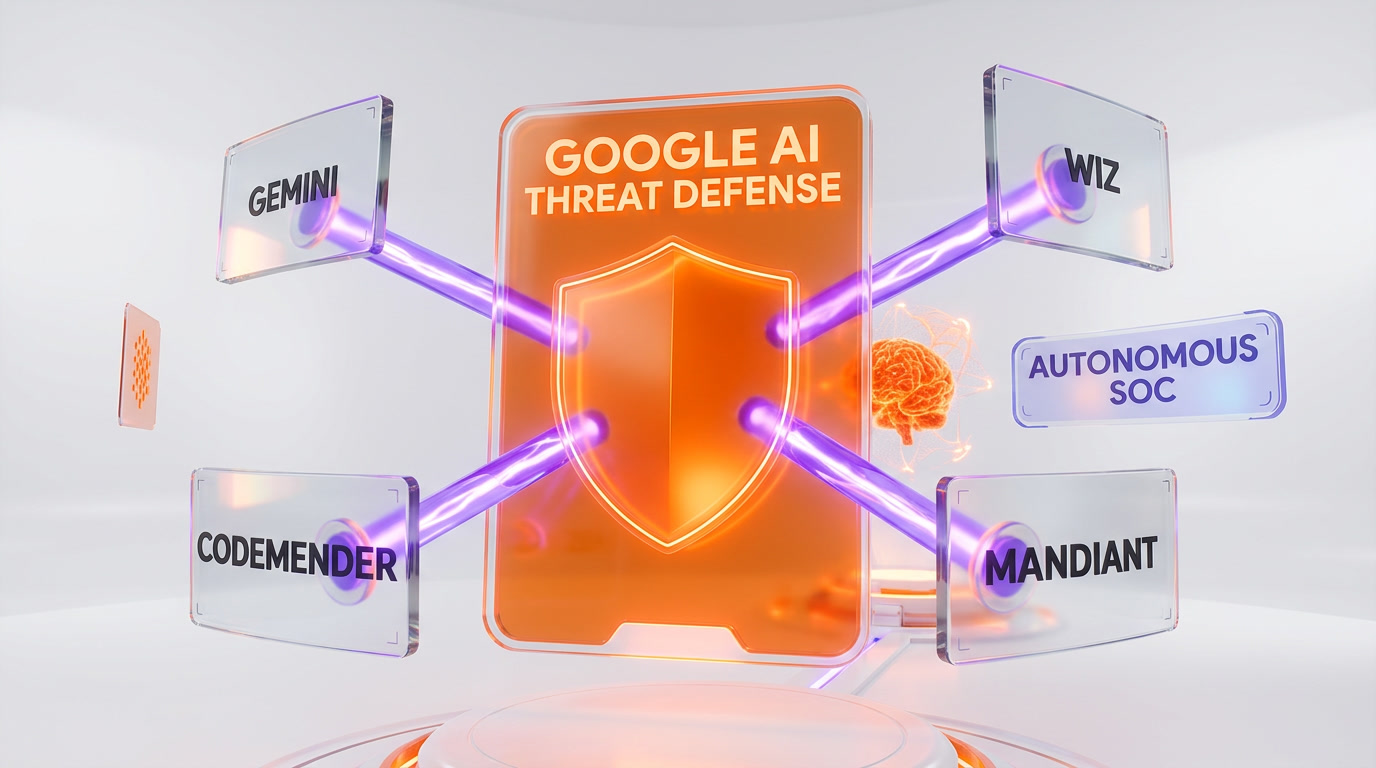 Google AI Threat Defense — Gemini, Wiz, CodeMender and Mandiant fused into one autonomous cybersecurity platform