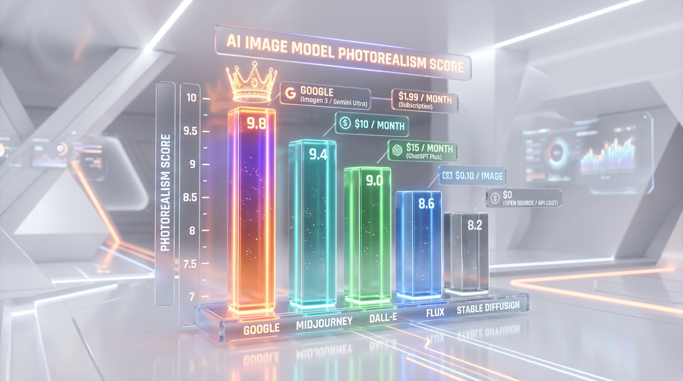 Google image models vs competitors — pricing and quality comparison chart