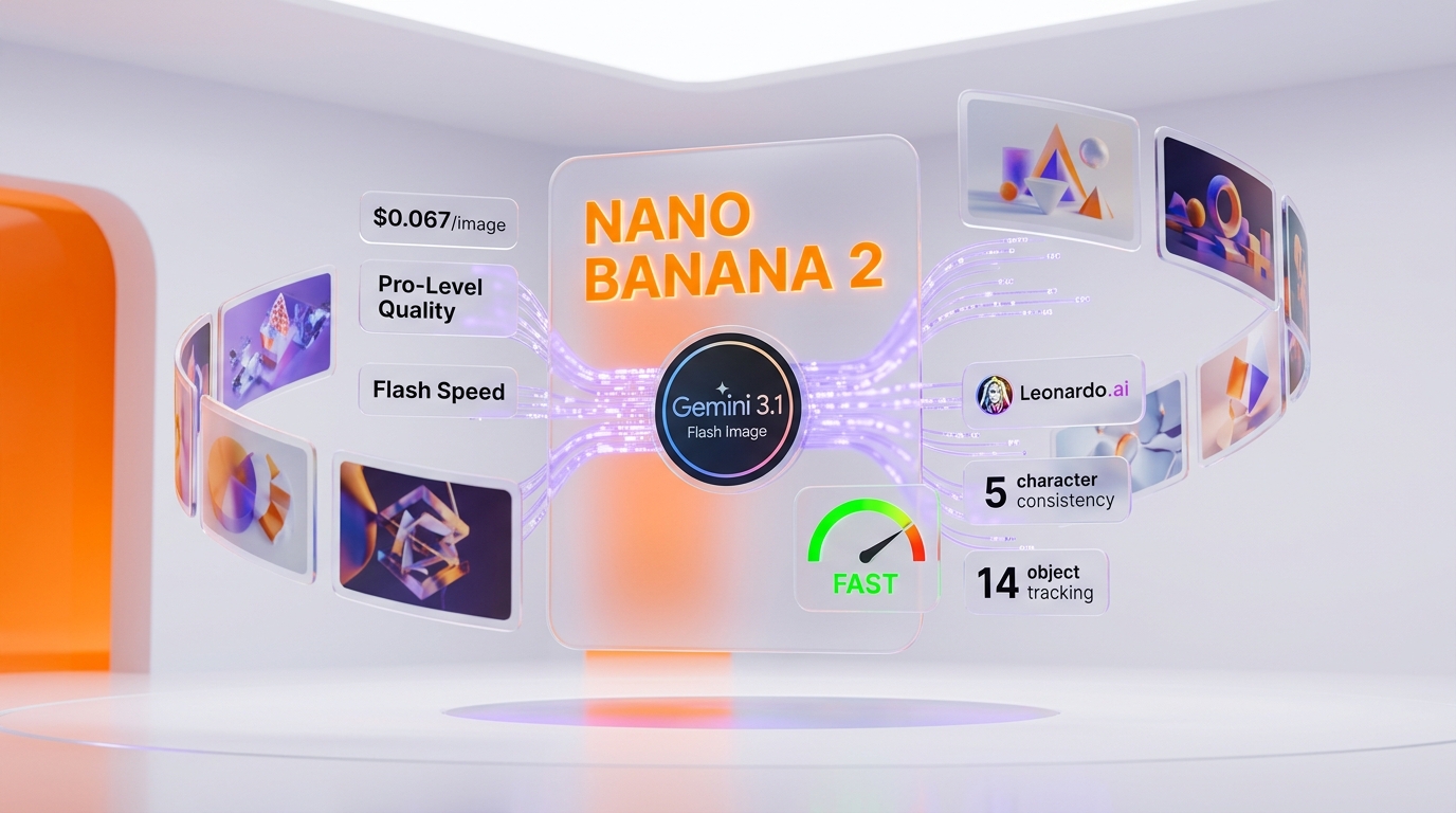 Nano Banana 2 — Pro-Level Quality at Flash Speed, $0.067 per image