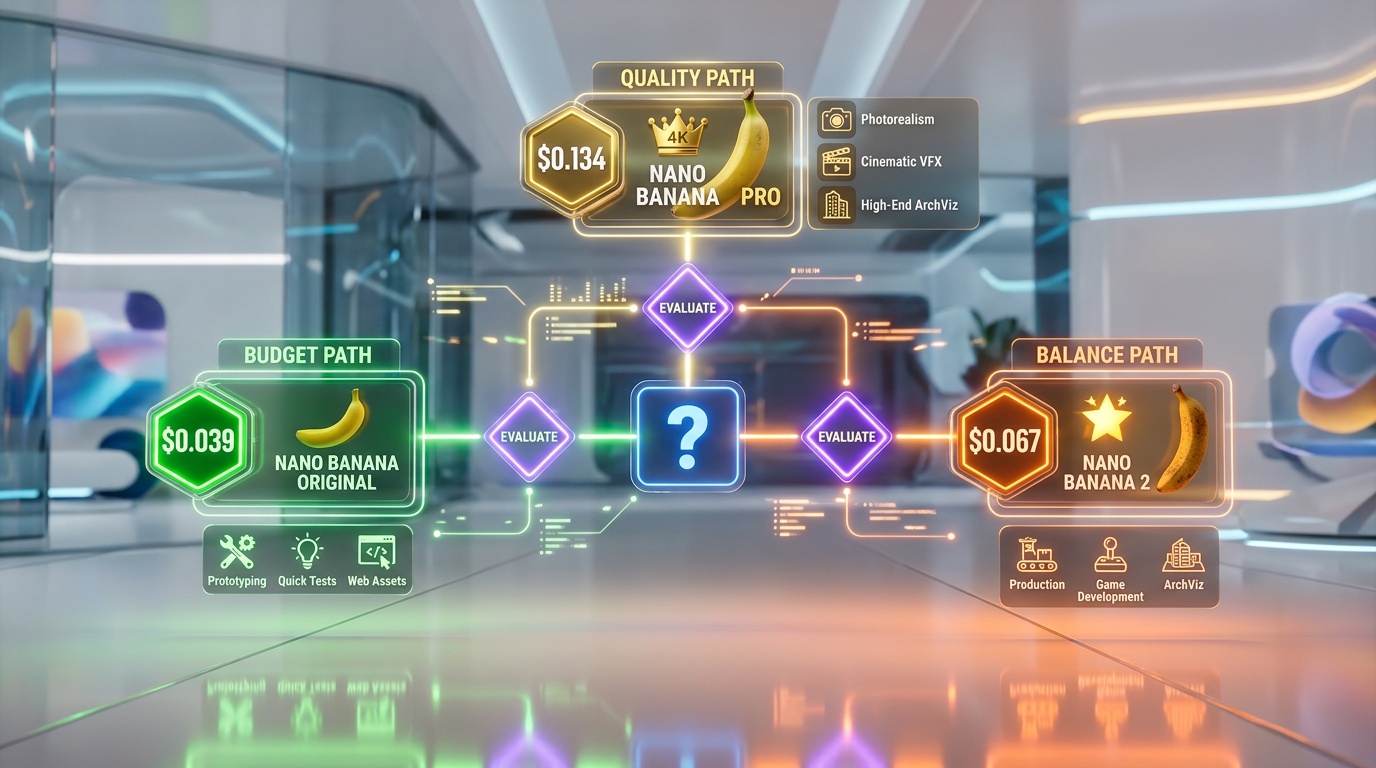 Which Nano Banana Model Should You Choose — Decision Framework 2026