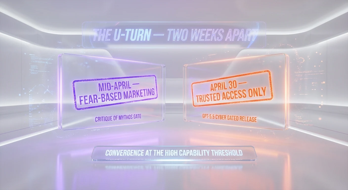 OpenAI U-turn Sam Altman criticism Anthropic Mythos fear based marketing then GPT-5.5 Cyber restricted access April 2026 ThePlanetTools