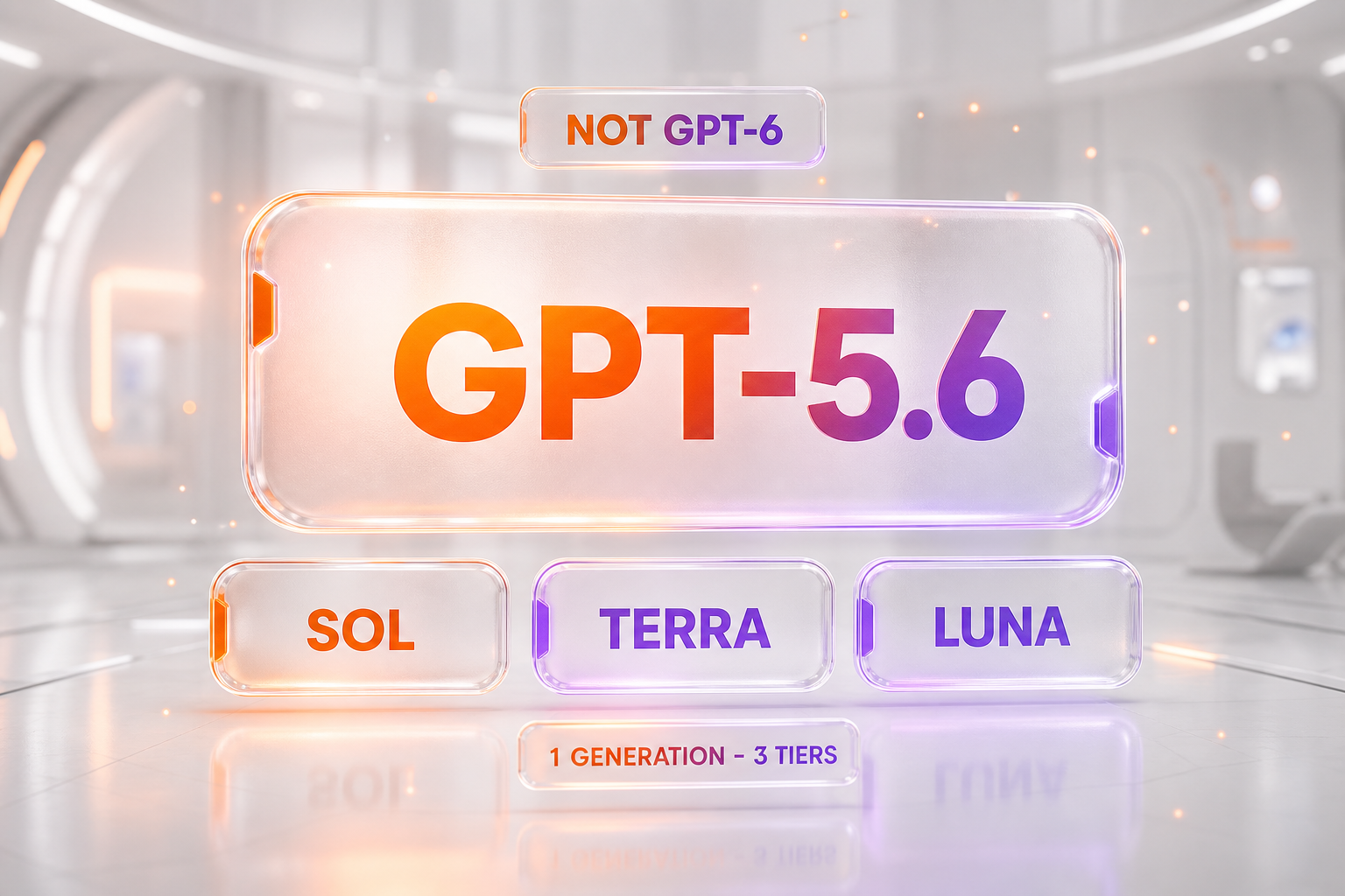 GPT-5.6 explained — Sol, Terra and Luna are three tiers of one generation, not GPT-6
