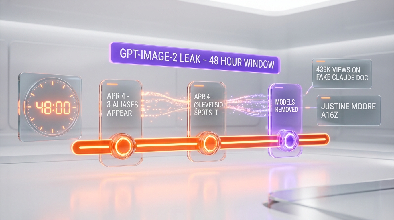 GPT-Image-2 Leak Timeline — April 4-5, 2026