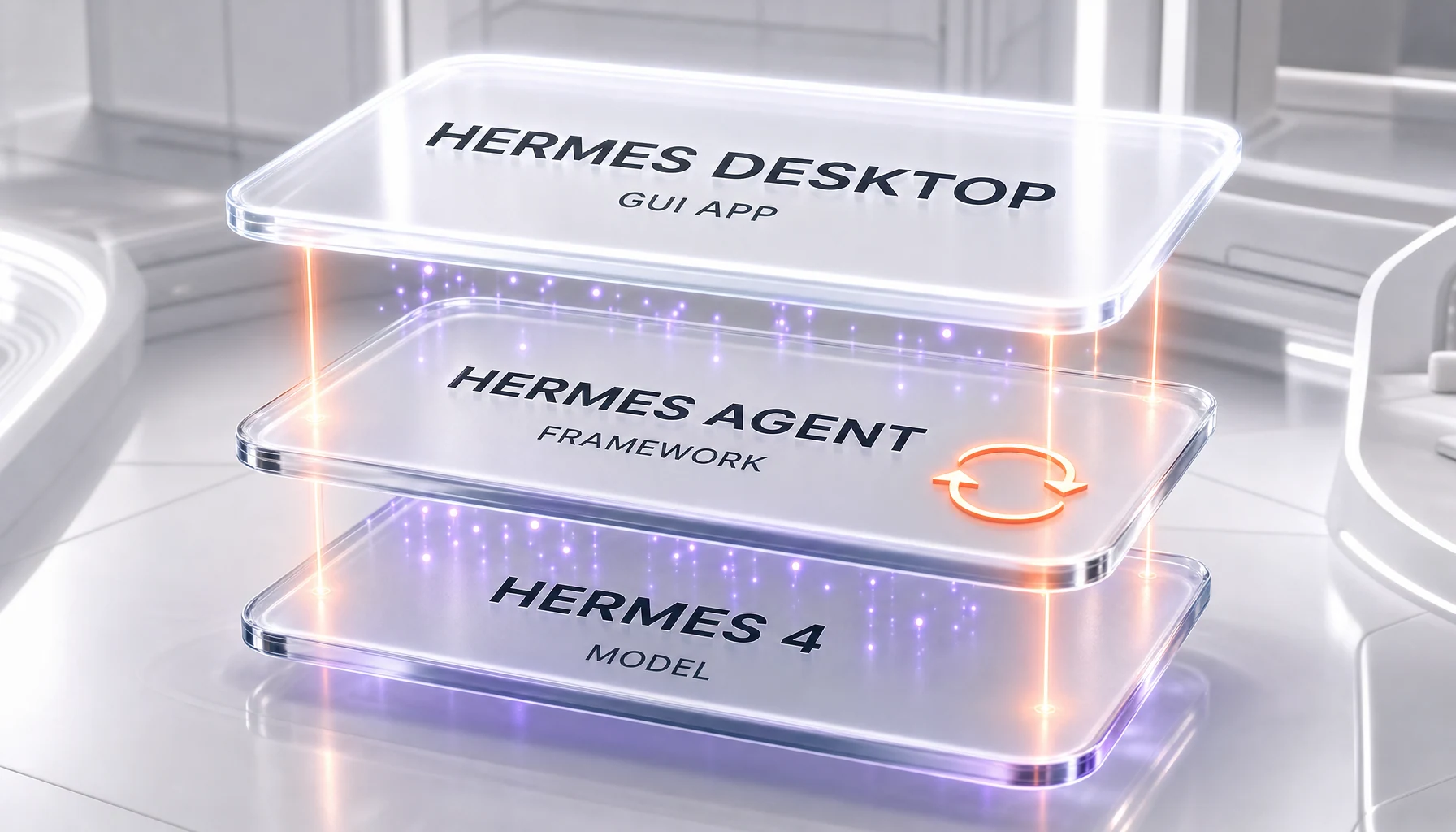 Hermes Desktop, Hermes Agent and Hermes 4 — three distinct layers of the Nous Research stack