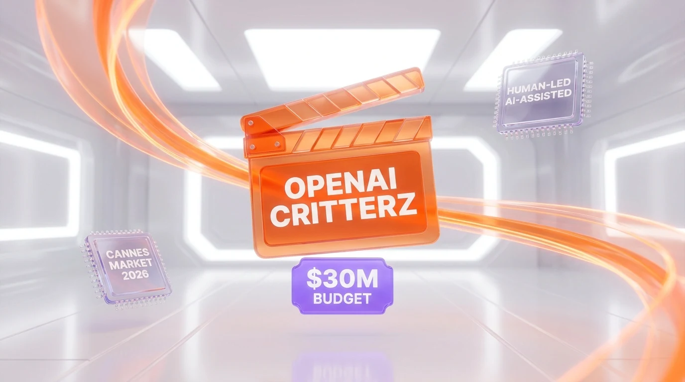 OpenAI-backed Critterz, a roughly $30 million human-led AI-assisted animated feature heading to the Cannes market in 2026