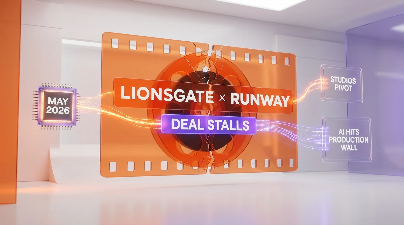 Lionsgate-Runway deal stalls as Hollywood studios pivot to Showrunner and OpenAI Critterz in May 2026