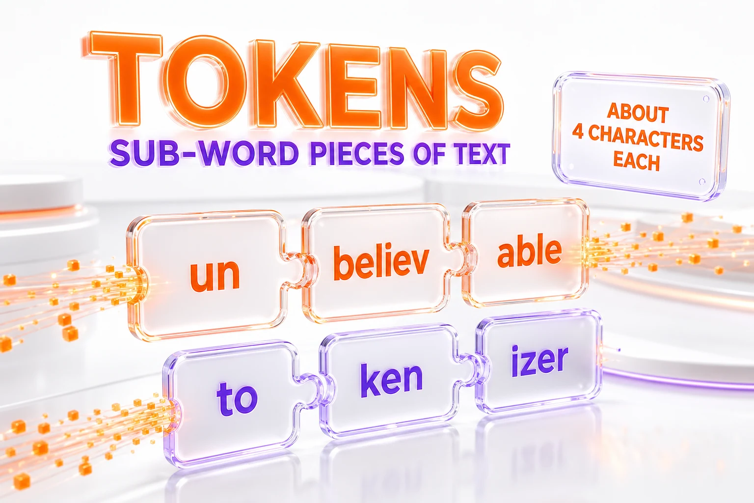 Tokens — how a language model splits text into sub-word pieces