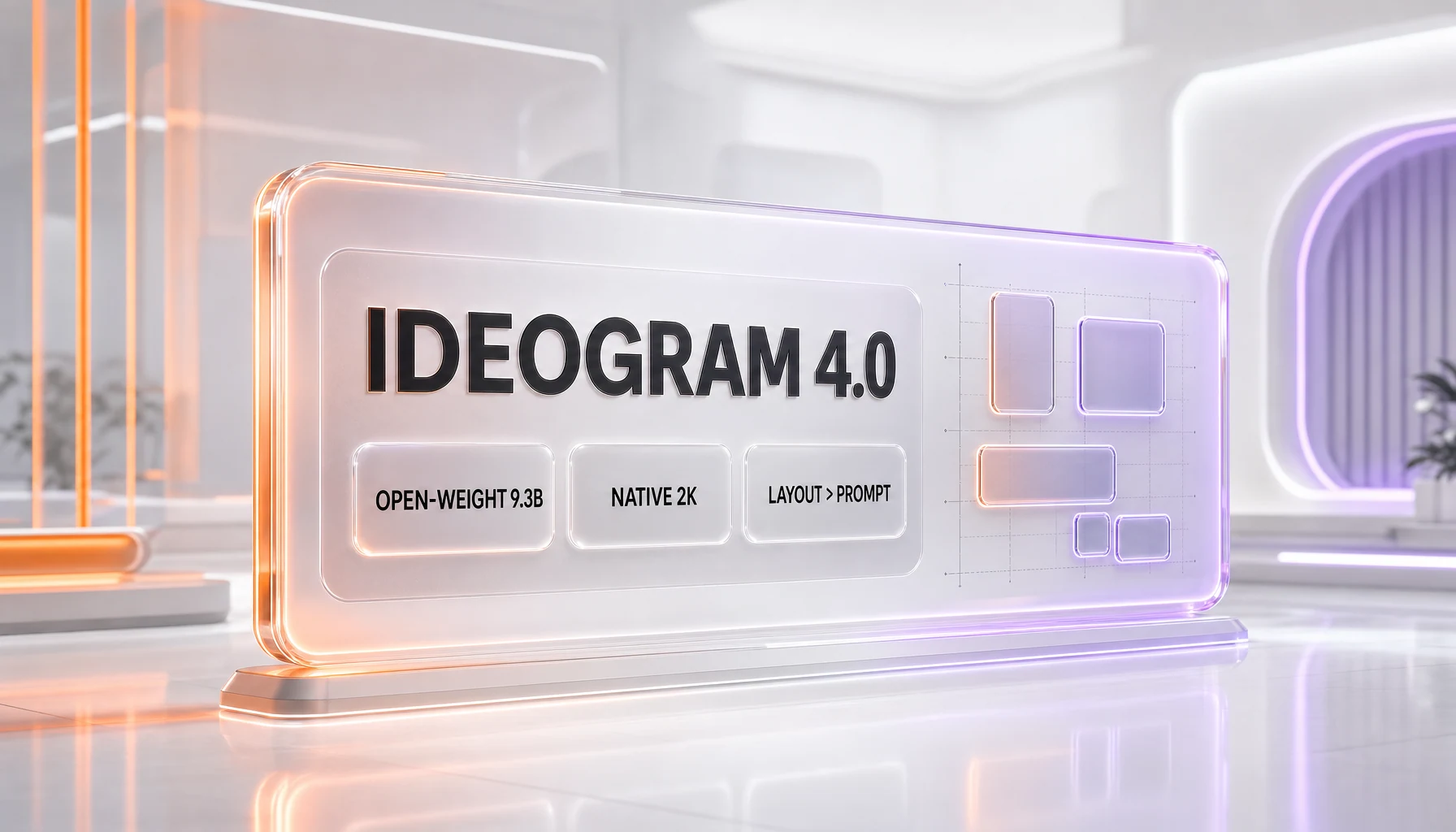 Ideogram 4.0 — open-weight image model that swaps the prompt for layout control
