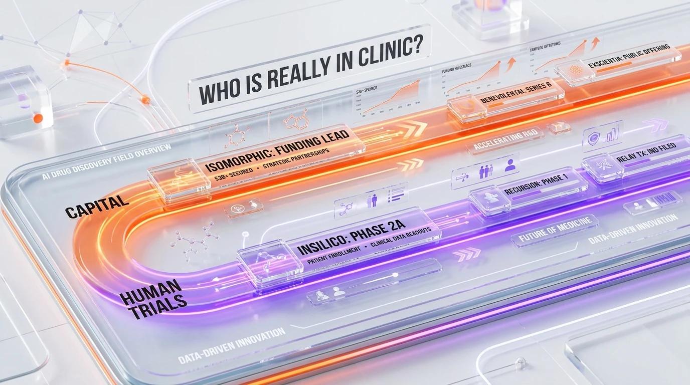 AI drug discovery — who is really in clinic: Isomorphic funding lead vs Insilico Phase 2a