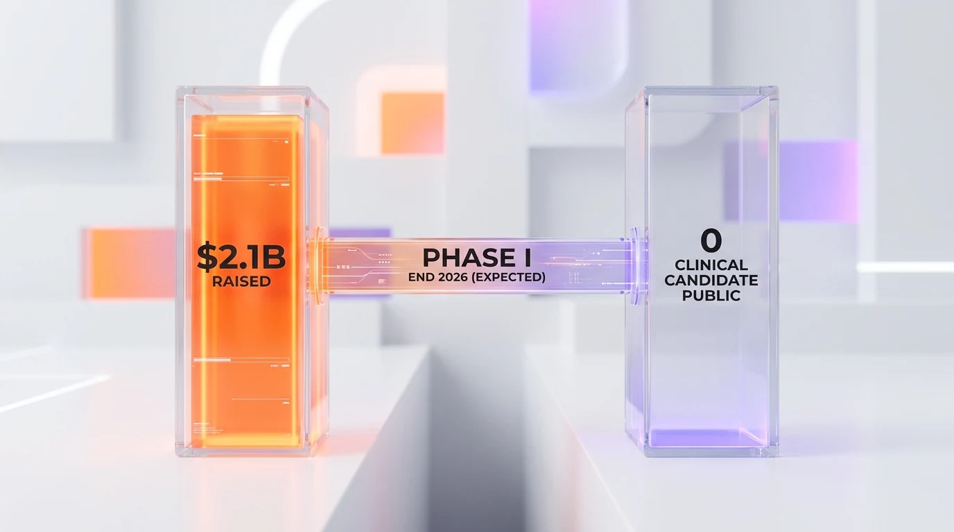Isomorphic Labs $2.1B raised versus zero public clinical candidate