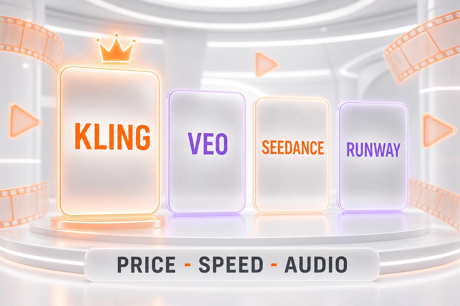 The AI video war — Kling, Veo, Seedance and Runway as the frontier tier competing on price, speed and audio
